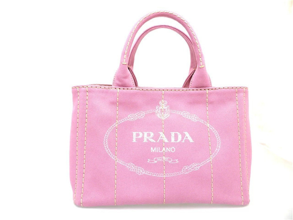 Prada Canapa handbag canvas pink